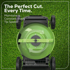 Greenworks 60V 21" Push Lawn Mower + (1) 5.0 Ah Battery & Charger 2546502