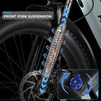 ANCHEER Electric Bike for Adults Peak 1000W Electric Bicycle 48V 15AH Battery Electric Bike 26" x 4.0" Fat Tire
