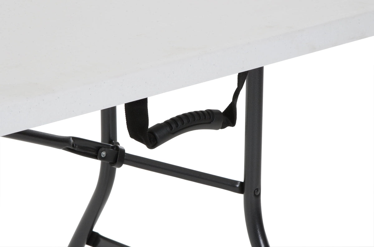 Cosco 6 Foot Folding Table in White Speckle