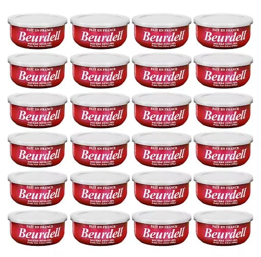 Beurdell Canned French Butter �m?100% Natural Salted Pasteurized Real Butter Long Shelf Life Emergency Survival Food