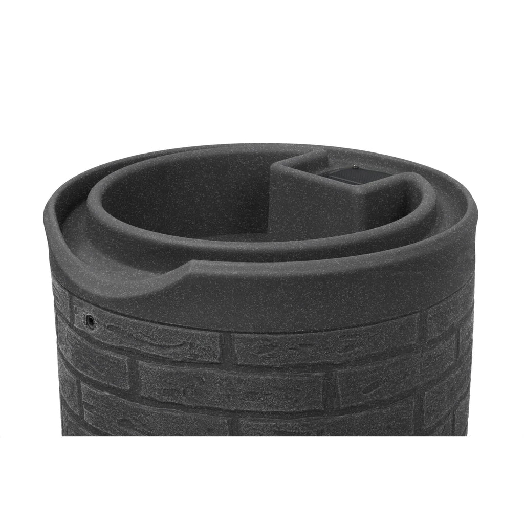 Good Ideas IMP - D50 - DAR Impressions Downton Rain Saver Rain Barrel, 50 Gallon, Dark Granite