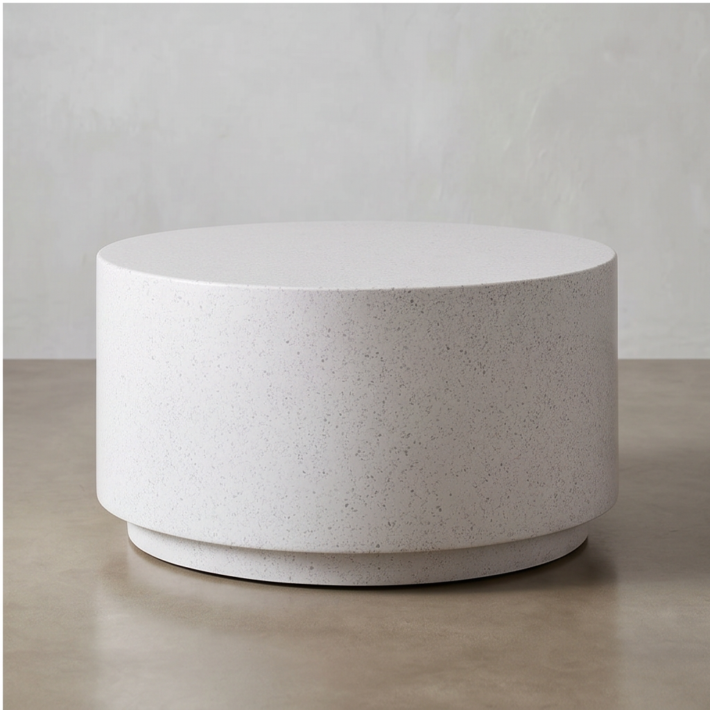 Roomviax Tegan Light Speckled Coffee Table Gray