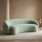 Roomviax Keelin Velvet Sofa Moss Green