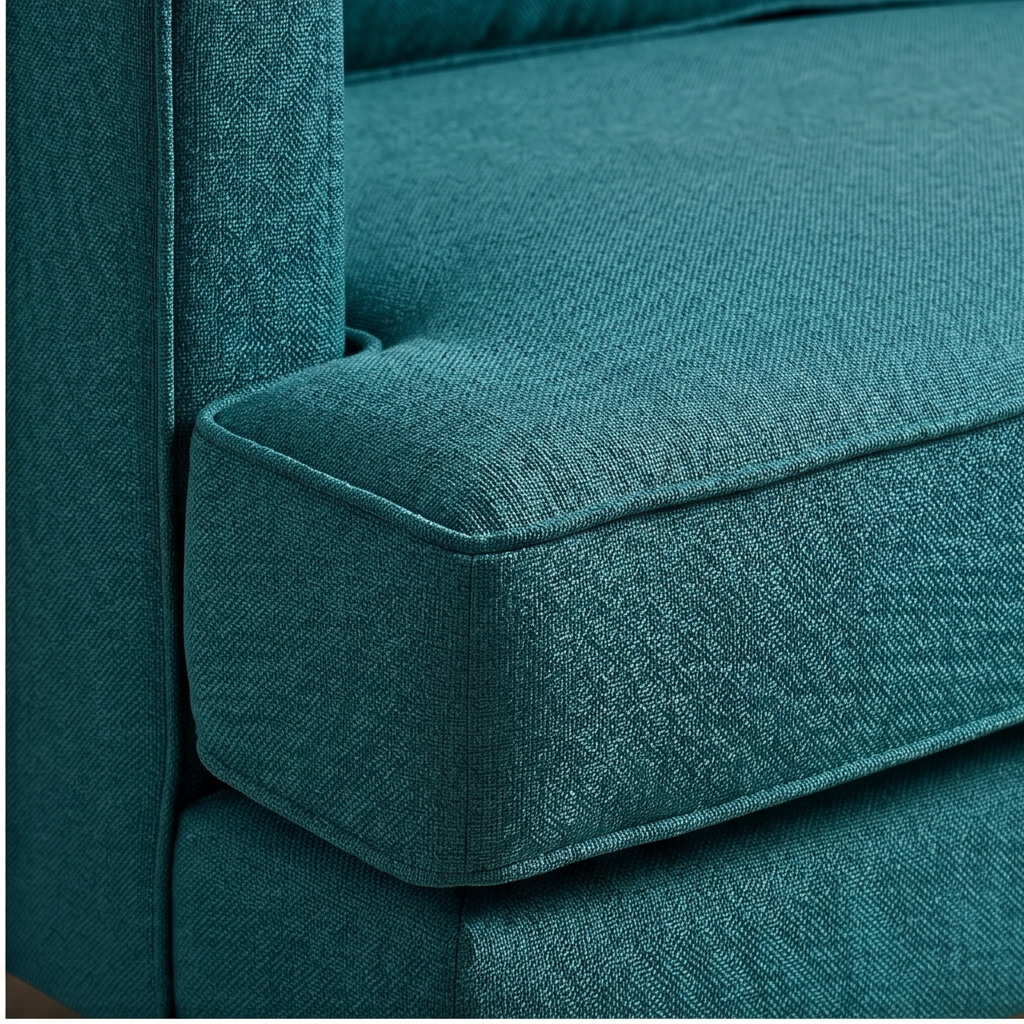 Roomviax Aisley Upholstered Fabric Sofa Teal