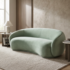 Roomviax Keelin Velvet Sofa Moss Green