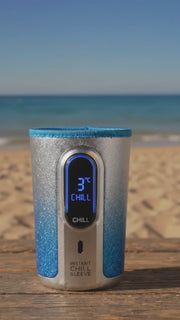 2026 Smart Cooling Tech ，Instant Chill Sleeve: The Ultimate "AC for Your Drink"， Chill Your Drink in 30 Seconds without Dilution ，5 Hours Icy Fresh ，Portable Rechargeable Beverage Cooler for Summer Must-Have